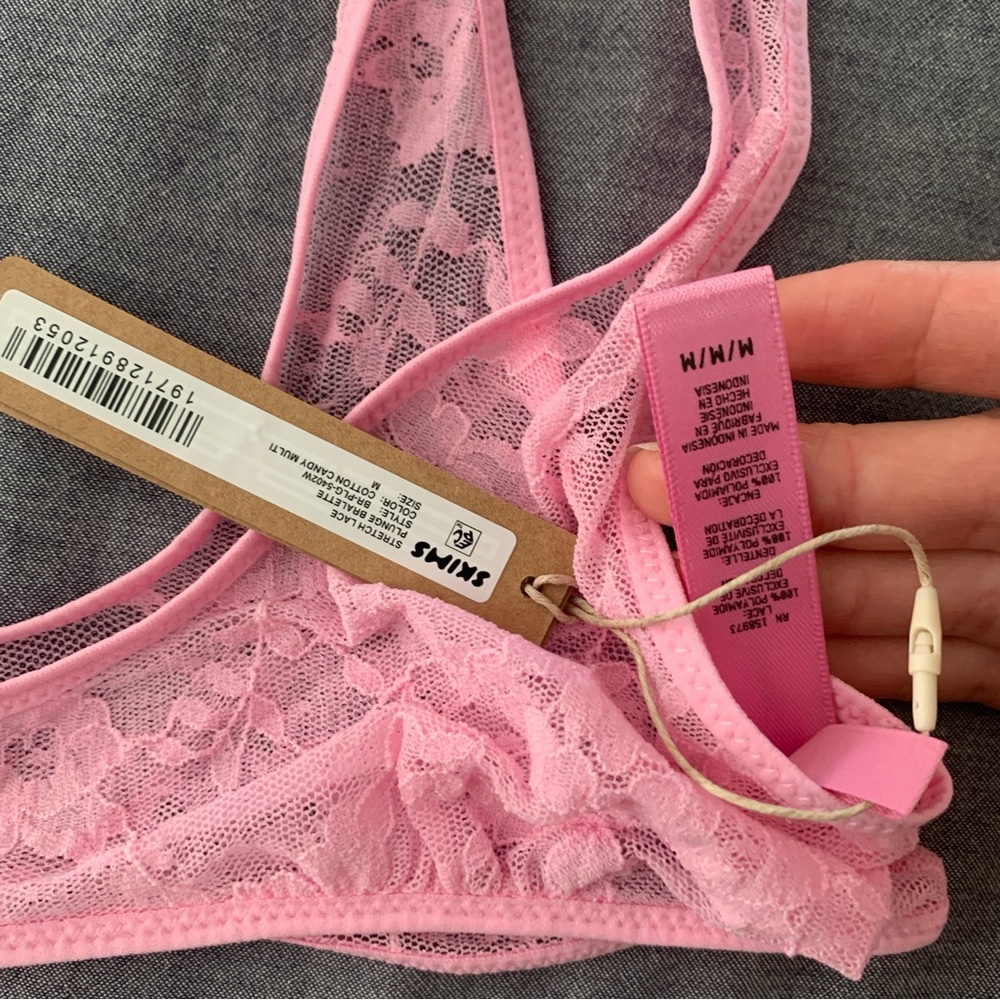 M❣️Skims stretch lace plunge bralette - Picture 5 of 5